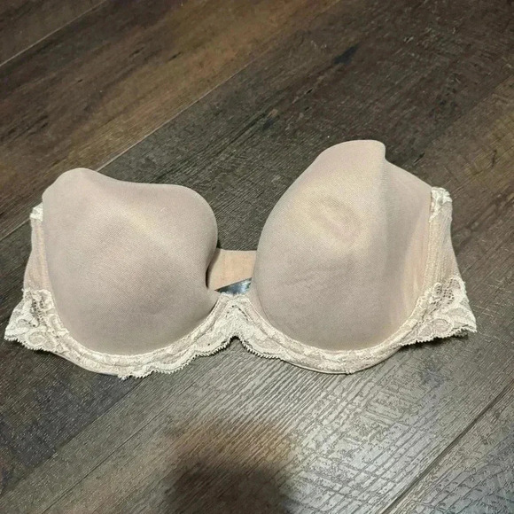 NWOT NATORI FEATHERS  PLUNGE STRAPLESS BRA 36D - Picture 3 of 6